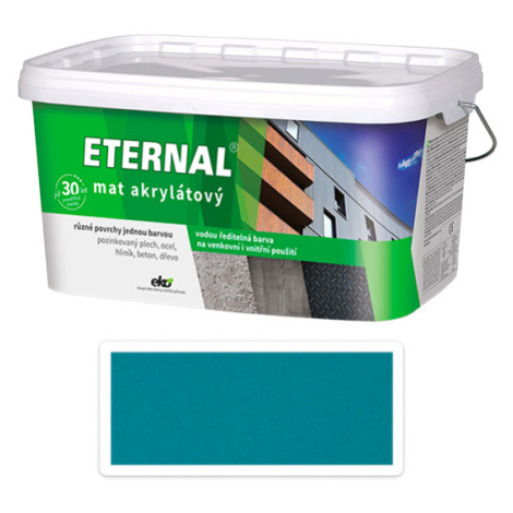 ETERNAL Mat akrylátový - vodou ředitelná barva 5 l Tmavě zelená 022