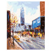 Malování podle čísel - VŠEDNÍ DEN V NEW YORKU Rozměr: 40x50 cm, Rámování: vypnuté plátno na rám