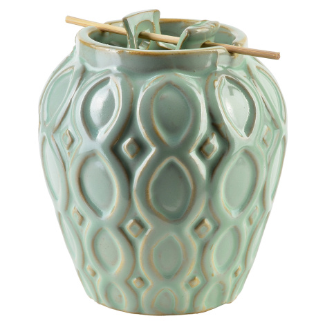 Mondex Keramická aroma lampa LILO 11,5 cm zelená
