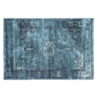 Estila Klasický obdélníkový koberec Cassio modré barvy s orientálním ornamentálním vzorem 200x29