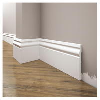 Podlahová lišta Elegance LPC-08-101 bílá mat