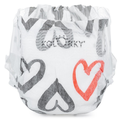 KOLORKY DAY jednorázové eko plenky L 8-13kg 19ks Srdce