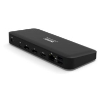 PORT CONNECT Dokovací stanice USB-C 9v1 3x4K, 2x Display Port, HDMI,3x USB, USB-C, Ethernet, jac