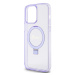 Zadní kryt Guess IML Ring Stand Glitter MagSafe pro Apple iPhone 15 Pro Max, nachová