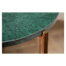 LuxD Odkládací stolek Tristen I 35 cm mramor zelený