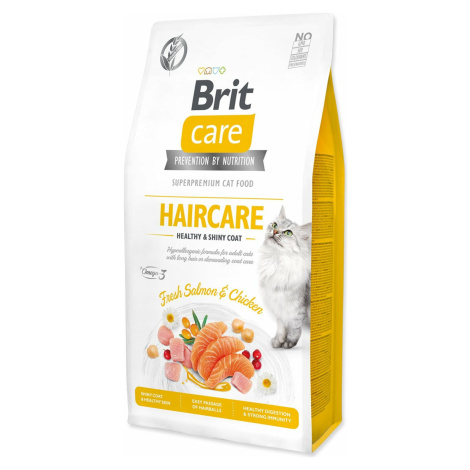 Krmivo Brit Care Cat Grain-Free Haircare Healthy & Shiny Coat 7kg