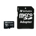 VERBATIM MicroSDXC karta 64GB Pro, U3 + adaptér