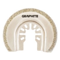 Polguľatá čepeľ na keramiku, 65 mm, galvanicky pokovovaná diamantovou zrnitosťou 56H063 GRAPHITE