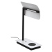 EGLO LED stolní lampa Arenaza, stmívatelná, QI, bílá