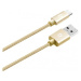 Kabel Aligator Premium USB-C na USB 2A, zlatá