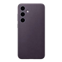 Samsung Galaxy S24+ Zadní kryt z veganské kůže Dark Violet