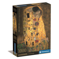 Clementoni Puzzle 1000 dílků Kompaktní muzeum Klimt Il Bacio. Polibek 39790