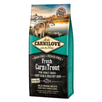 Carnilove Dog Fresh Granule s čerstvým kaprem a pstruhem 12 kg