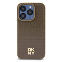 Pouzdro Dkny obal MagSafe zadní kryt Leather case pro iPhone 14 Pro Max