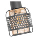 Designové stropní svítidlo černé se zlatým 4-světelným podlouhlým - Noud