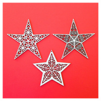 Vánoční hvězdy - Set (3 ks)