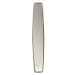 KARE Design Zrcadlo Clip Brass 177×32 cm