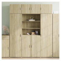 vidaXL Skříň highboard dub sonoma 80 x 42,5 x 185 cm kompozitní dřevo