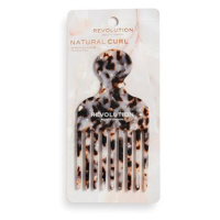 REVOLUTION HAIRCARE Natural Curl Afro Pick Comb Tortoiseshell hřeben