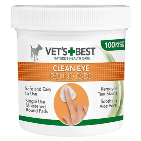 Vet's Best Clean Eye Round Pads - 1 balení