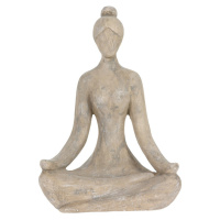 Venkovní dekorace Lady Yoga III, 12,5 x 29,5 cm