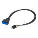 AKASA USB 3.0 (19-pin) na USB 2.0 (9-pin)