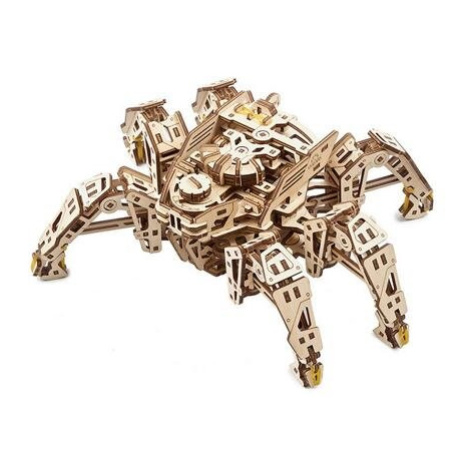 Ugears 3D dřevěné mechanické puzzle Šestinohý průzkumník (hexapod)