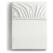 Bílé elastické džersejové prostěradlo DecoKing Amber Collection, 80/90 x 200 cm