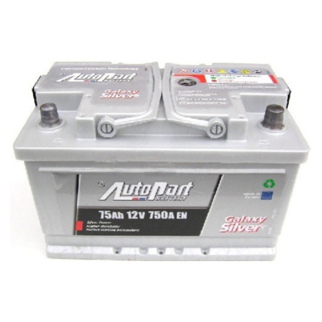 AUTOPART Autobaterie Galaxy Silver 75 Ah 12V, 276x175x175 mm