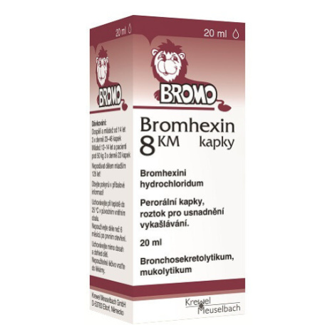Bromhexin 8 KM kapky 8 mg/ml 20 ml