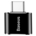 Redukce Baseus Micro USB to USB Type-C adapter - black (6953156263512)