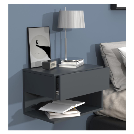 VCM Nástěnná zásuvka Usal XL 45, antracitová