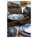 ASIR Porcelánová jídelní souprava 24 ks ONION modrá bílá