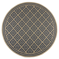 Modro-béžový kulatý venkovní koberec ø 160 cm Moretti - Flair Rugs