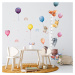 Metr na zeď pro děti - Létající zvířátka a balóny