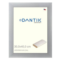 DANTIK rámeček 30 × 40, LEDVINKA bílý plexi čiré