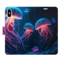 iSaprio flip pouzdro Jellyfish pro iPhone X/XS