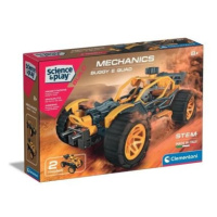 CLEMENTONI Science&Play Mechanická laboratoř Buggy a čtyřkolka 2v1