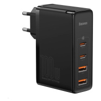 Baseus GaN2 Pro rychlonabíjecí adaptér 2x Type-C + 2x USB-A 100W černá