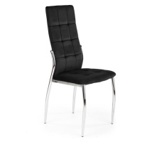 Jídelní židle SAGAL – samet, více barev Černá