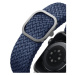 UNIQ Aspen Braided řemínek pro Apple Watch 45/44/42mm modrý