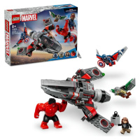 LEGO® Marvel 76292 Souboj: Kapitán Amerika vs. Red Hulk