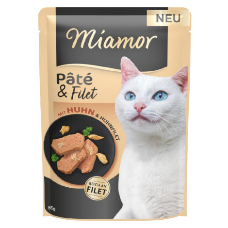 Miamor Pâté & Filet 10 ks (10 x 85 g) - s kuřecím