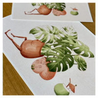 Botanická ilustrace Letní pohodička A5