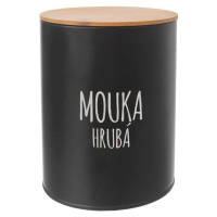 Dóza Mouka hrubá BLACK pr. 13 cm