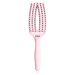 Olivia Garden FingerBrush Pastel Pink - kartáče na foukání/rozčesávání vlasů v pastelově růžové 