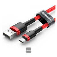 Baseus datový kabel Cafule USB-C 2m 2A červený