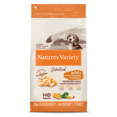 Nature's Variety Selected Junior kuřecí z volného chovu - 2 kg Nature’s Variety