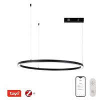 IMMAX NEO FINO NEW Smart závěsné svítidlo 1 kruh, 80 cm, 60 W, černé, Zigbee 3.0