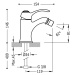 Tres TRES-CLASIC 24212001 Jednopáková bidetová baterie - lesklý chrom